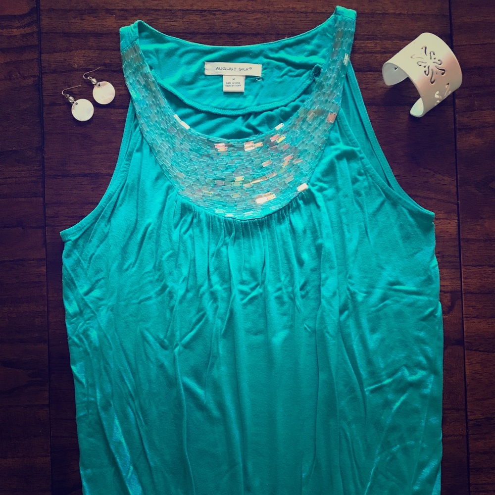 August Silk Sleeveless Top